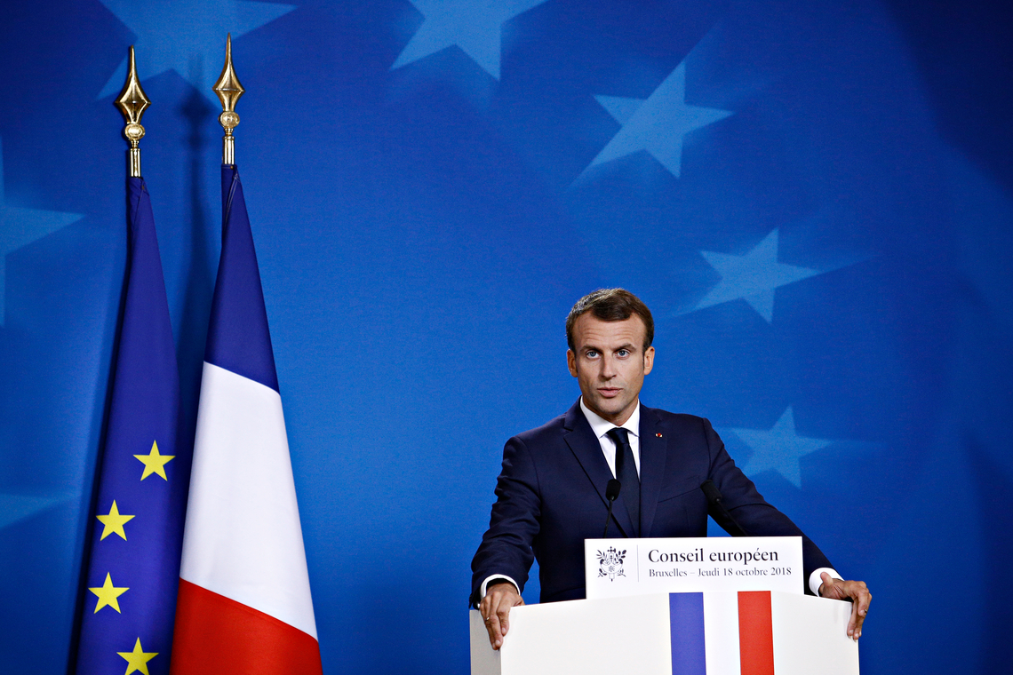 De Franse president Emmanuel Macron - Afbeelding: Shutterstock
