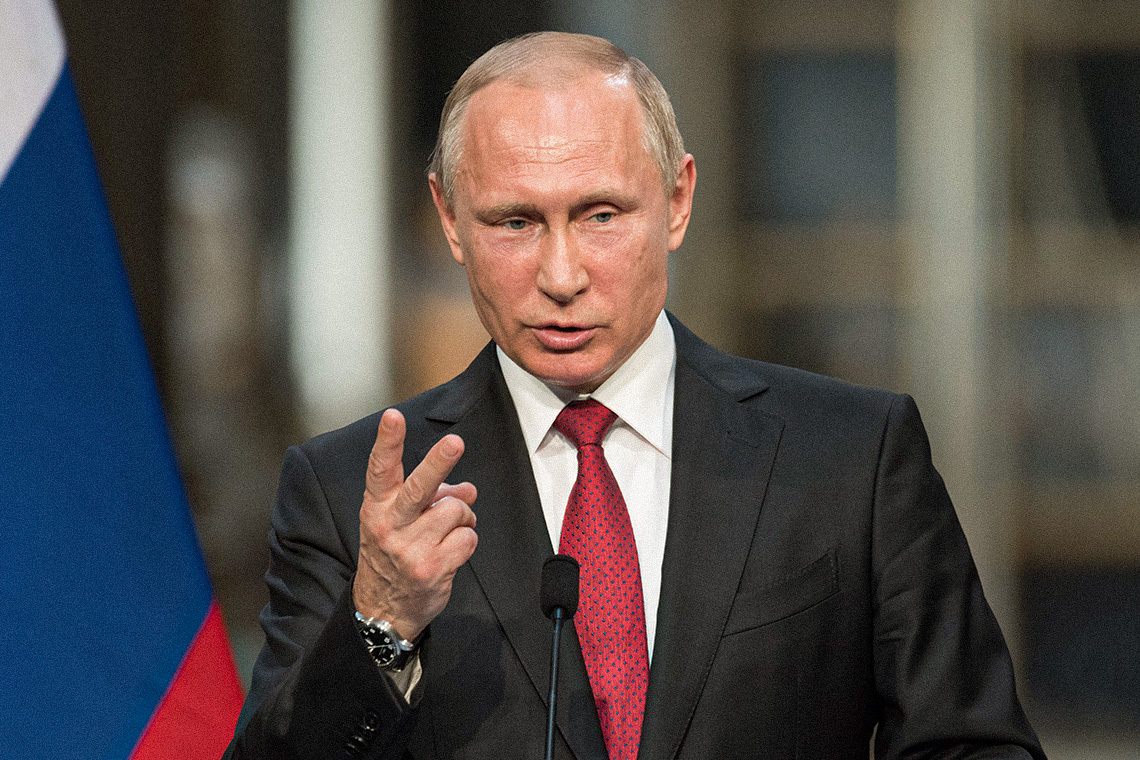 Russische president Vladimir Poetin. Shutterstock
