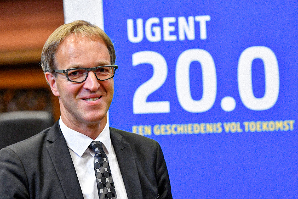 Rector van Universiteit Gent, Rik Van de Walle. Photonews