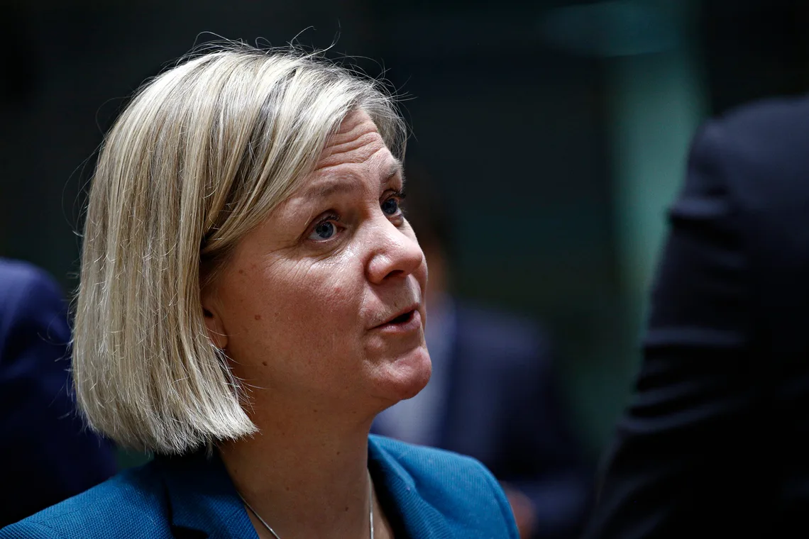 De Zweedse premier Magdalena Andersson - Afbeelding: Shutterstock