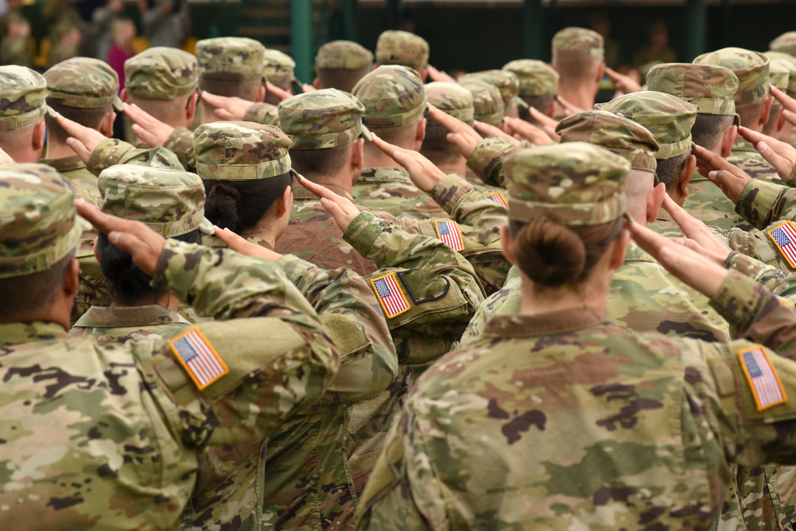 Het Amerikaanse leger. Foto Shutterstock.
