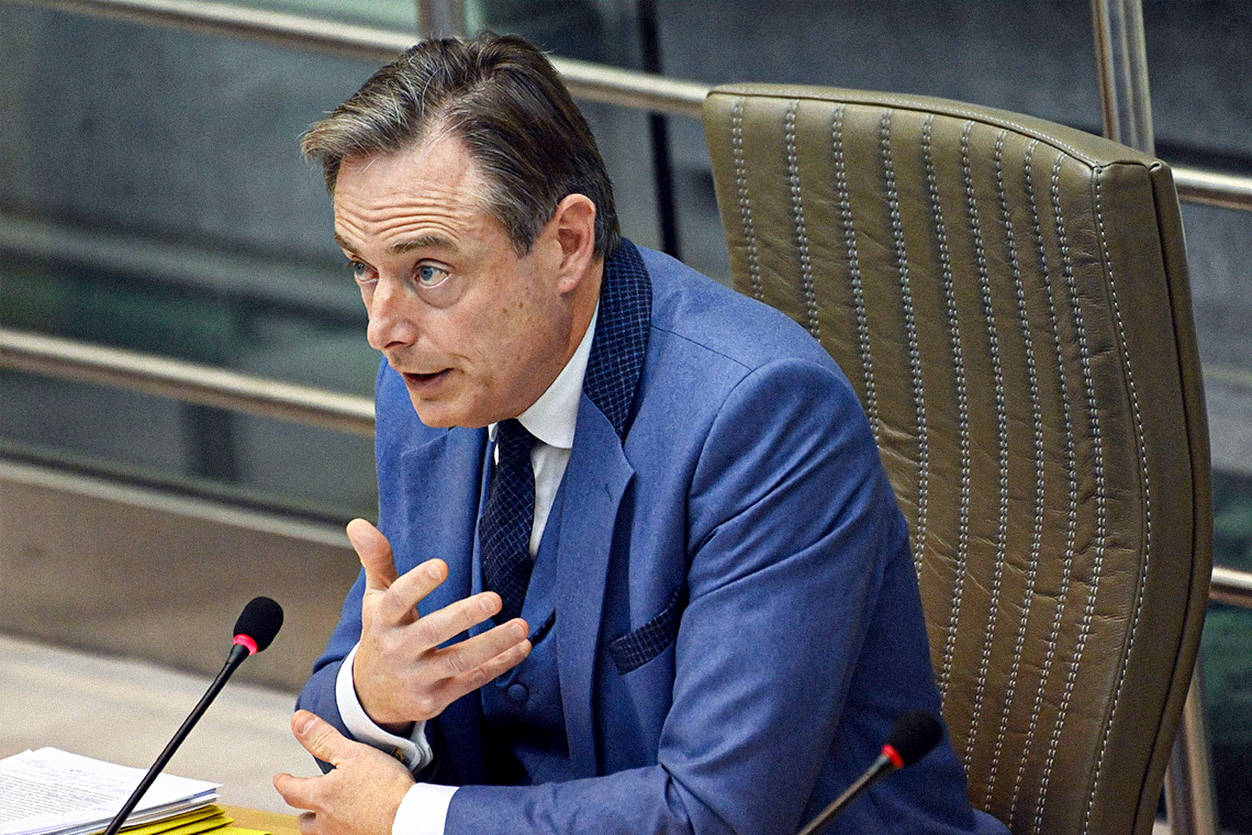 N-VA-voorzitter Bart De Wever. Photonews