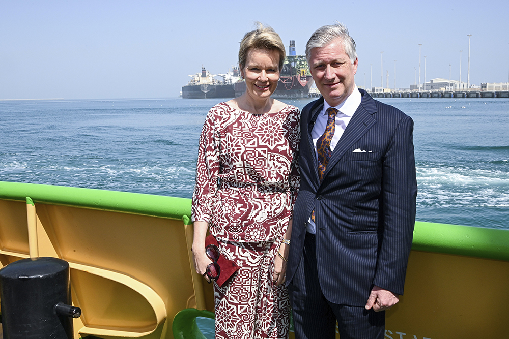 Koning Filip en koningin Mathilde (Photonews)