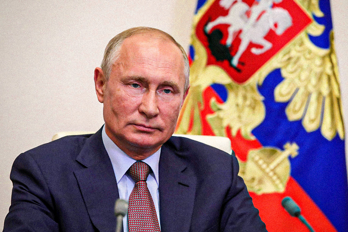 Russische president Vladimir Poetin. Shutterstock