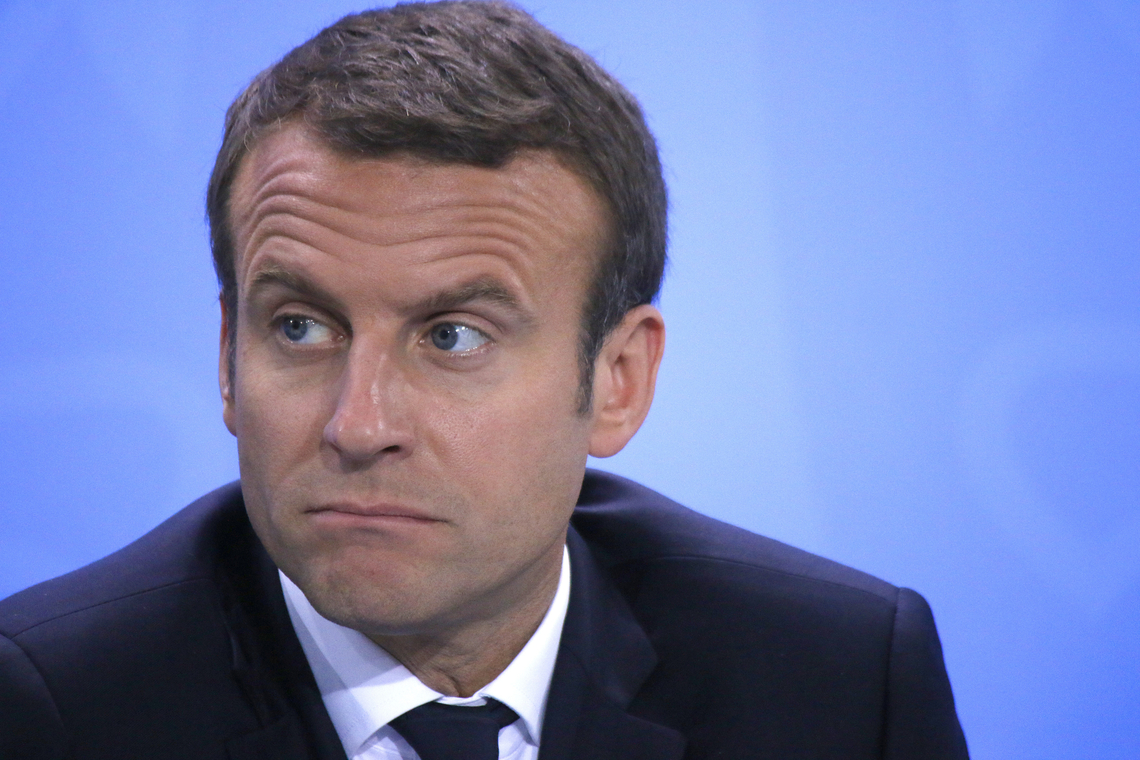 De Franse president Emmanuel Macron - Afbeelding: Shutterstock
