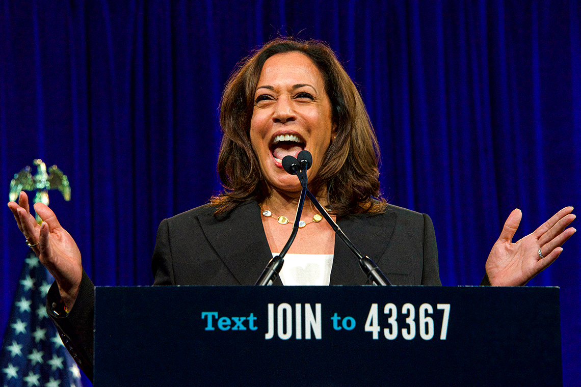 De Amerikaanse vicepresident Kamala Harris. Shutterstock