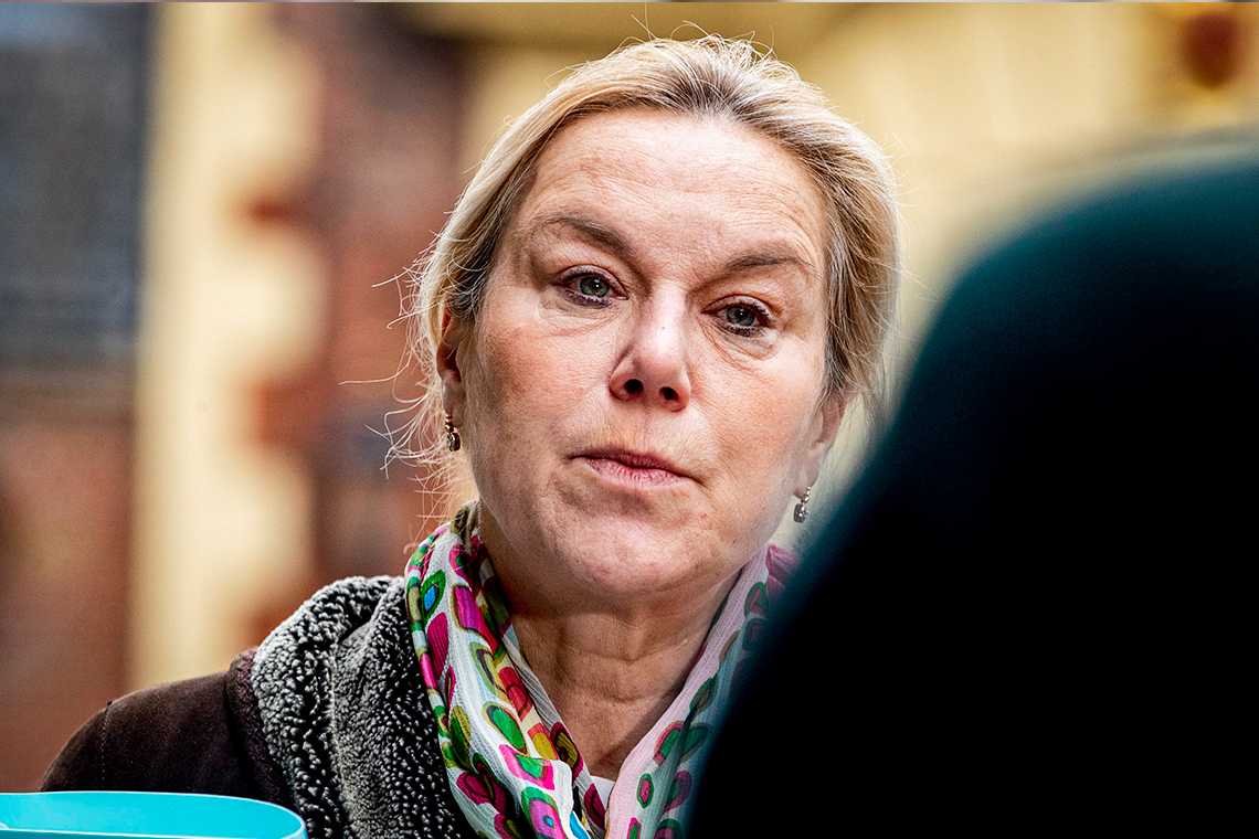 Partijleider van D66 Sigrid Kaag onder vuur. Photo News