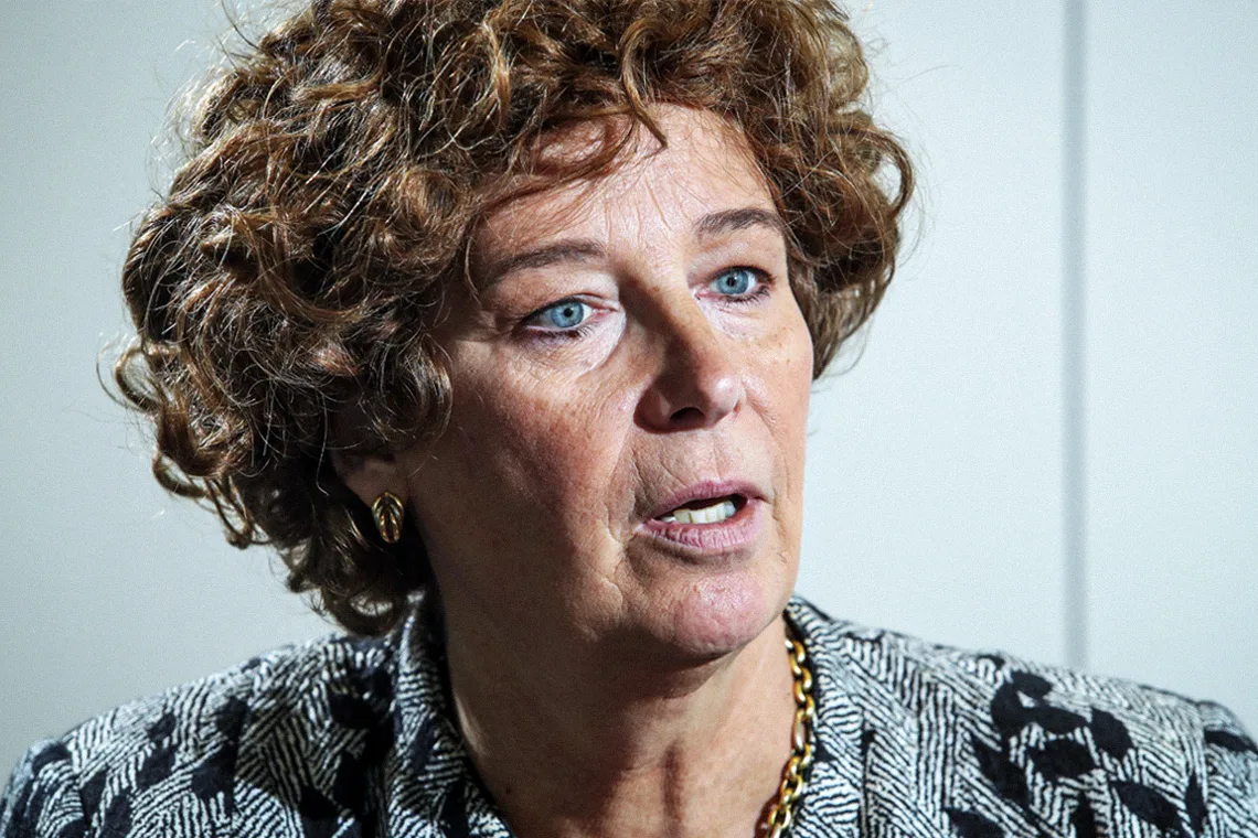 Groen-vicepremier Petra De Sutter. Photo News