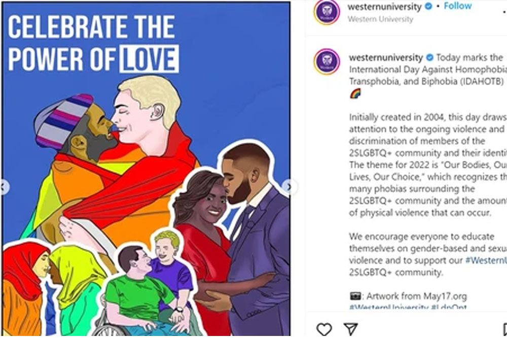 Canadese universiteit haalt LGBTQ poster weg na boze reacties van moslims