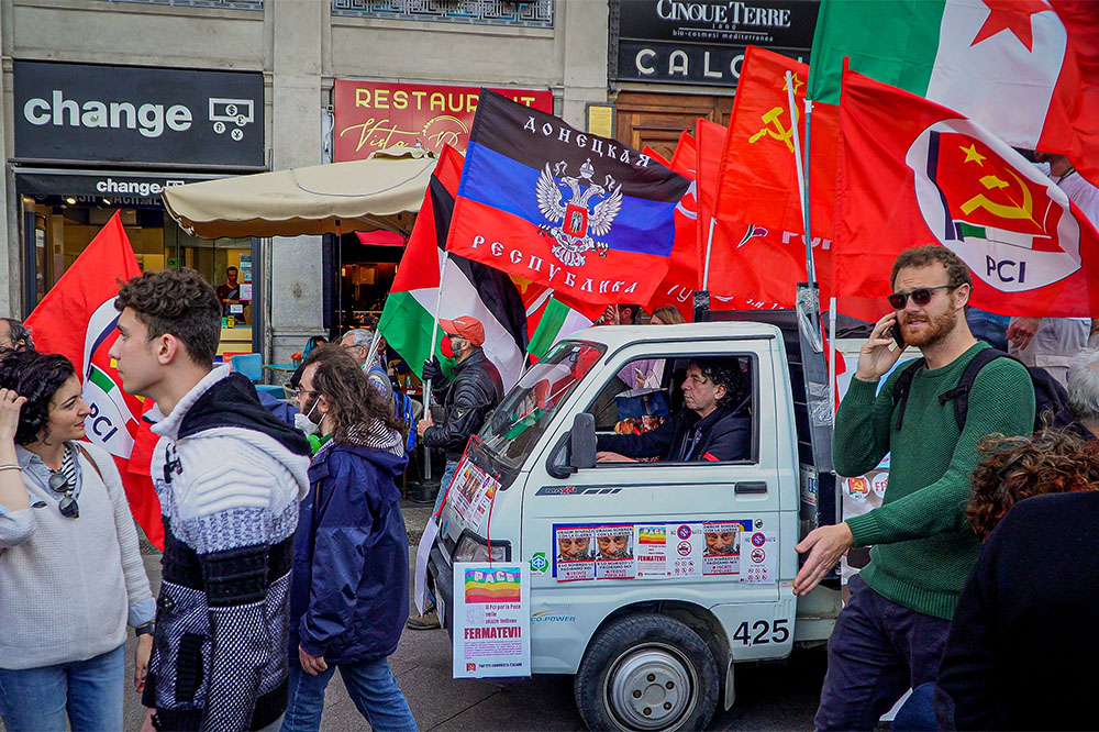 Italiaanse communisten: "Poetin verdedigde zichzelf alleen maar tegen kapitalisme"