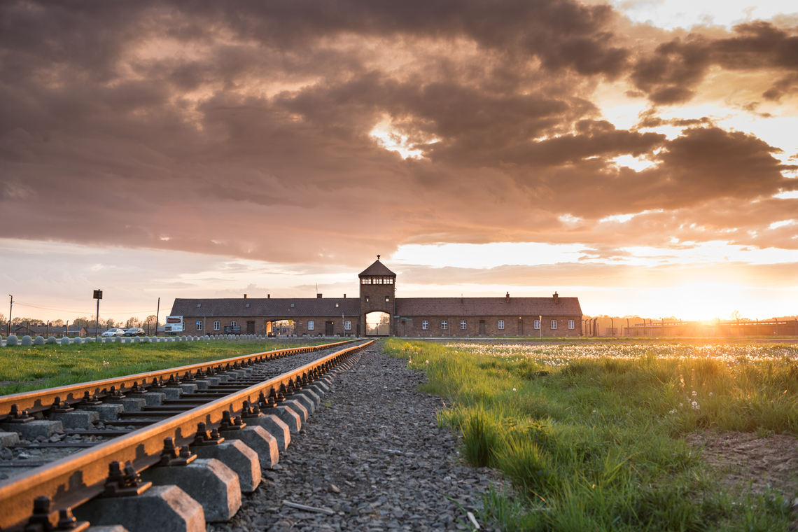 Auschwitz. Foto Schulterstück.
