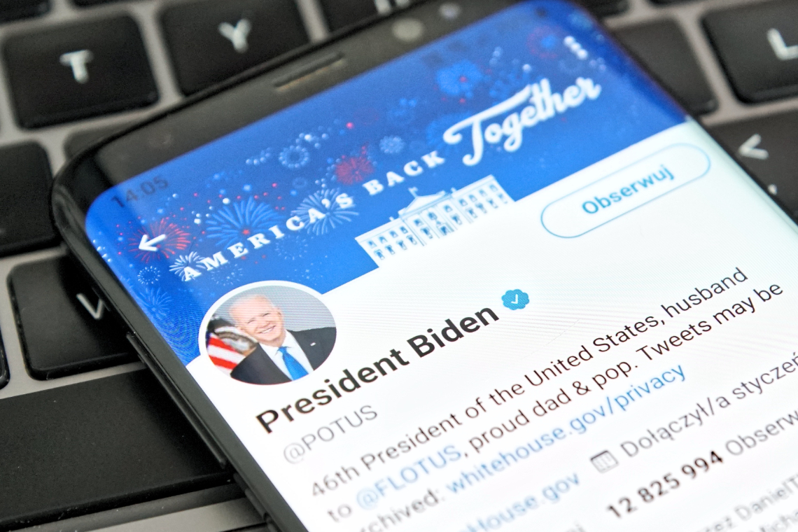 Helft van Twittervolgers Joe Biden blijkt vals te zijn