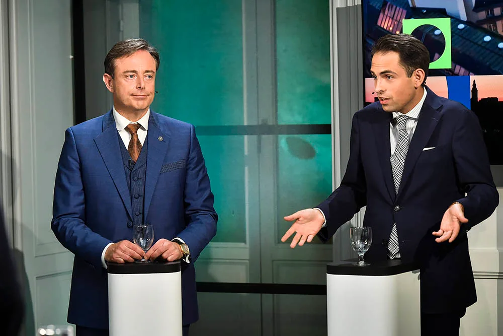 Bart De Wever & Tom Van Grieken (Photonews)