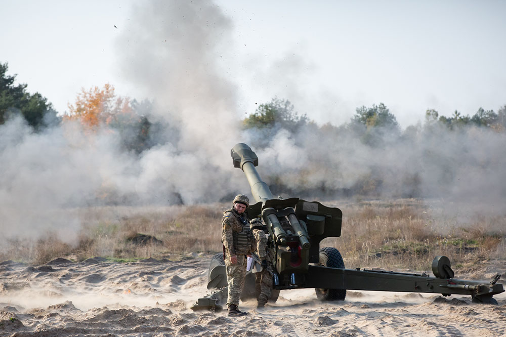 IN BEELD Oekraïense artillerie schakelt huurlingen uit met precisievuur
