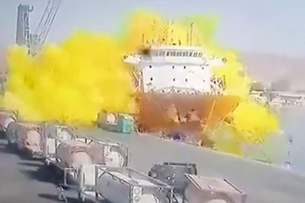 VIDEO. 13 doden en 250 gewonden bij gasexplosie in Jordaanse haven