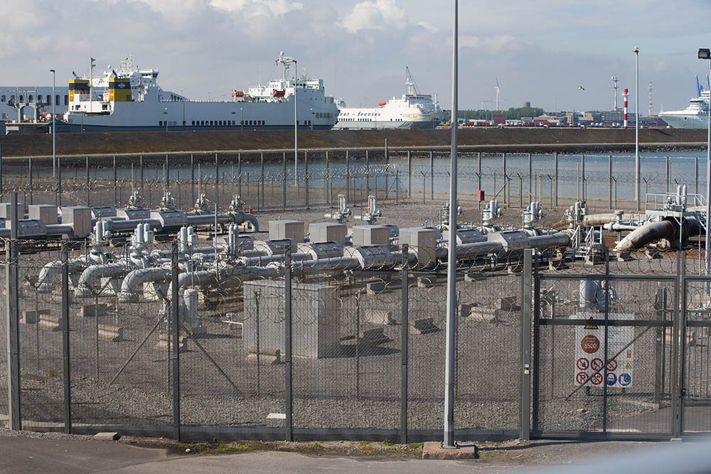 Een gasterminal in Zeebrugge (Belga)