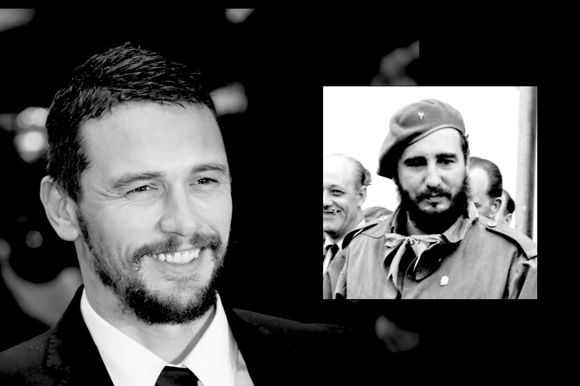 Acteur James Franco zal de rol van Fidel Castro opnemen in 'Alina of Cuba'. Foto's Shutterstock