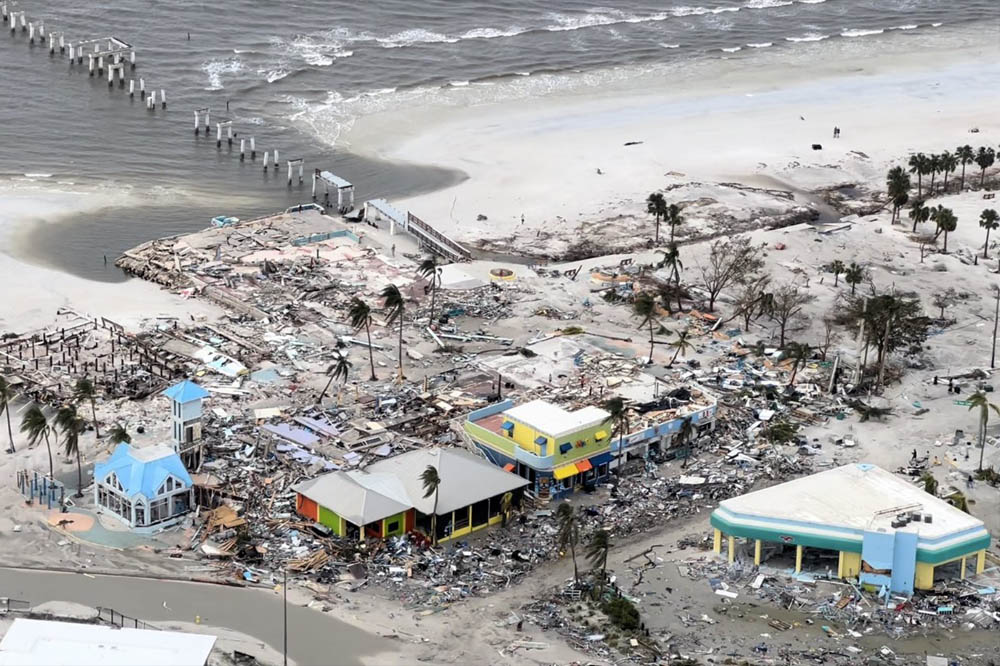 In beeld: Orkaan Ian zorgt voor enorme ravage in Florida