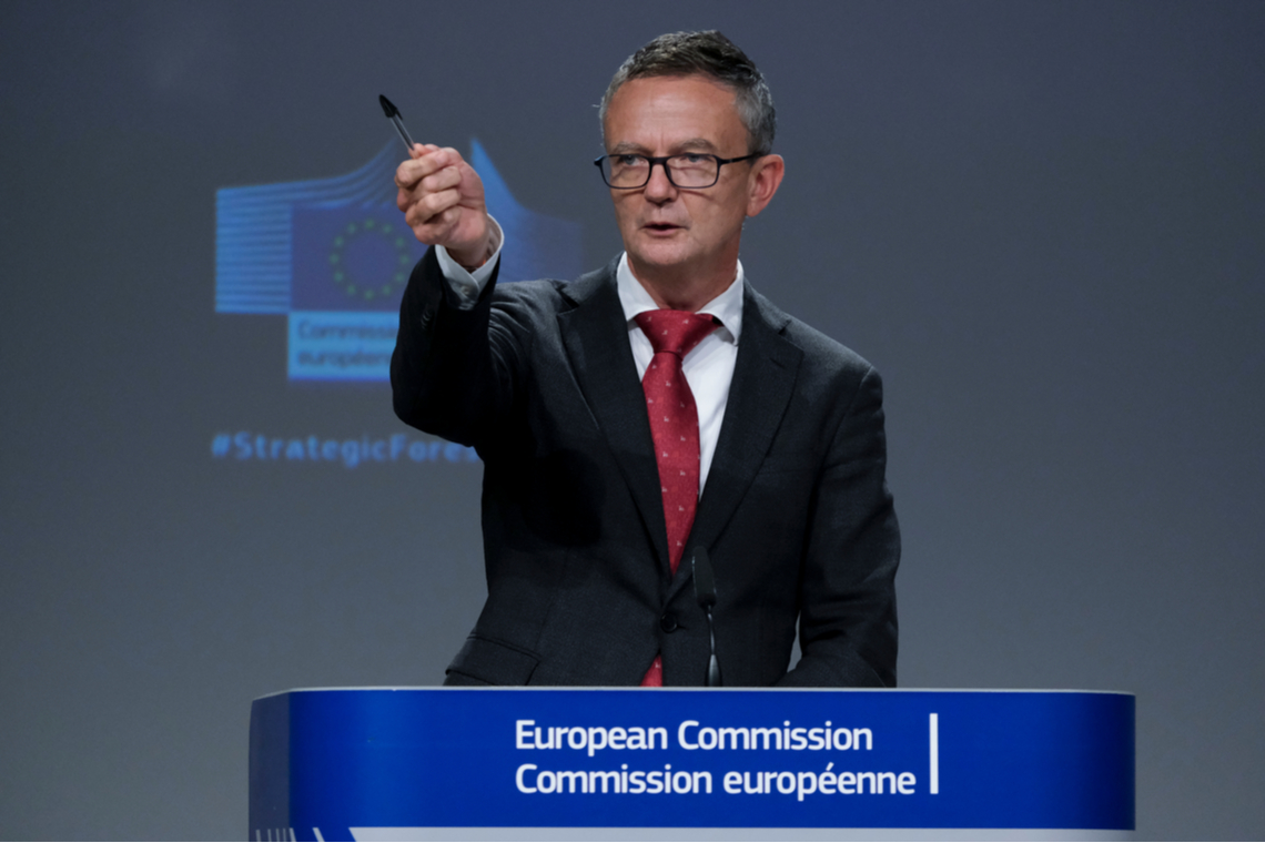 Eric Mamer, woordvoerder van de Europese Commissie. Foto Shutterstock