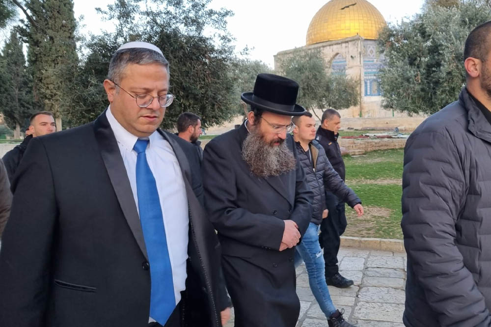 Nieuwe Israëlische minister trekt meteen naar de al-Aqsamoskee op de Tempelberg: "Opzettelijke provocatie"