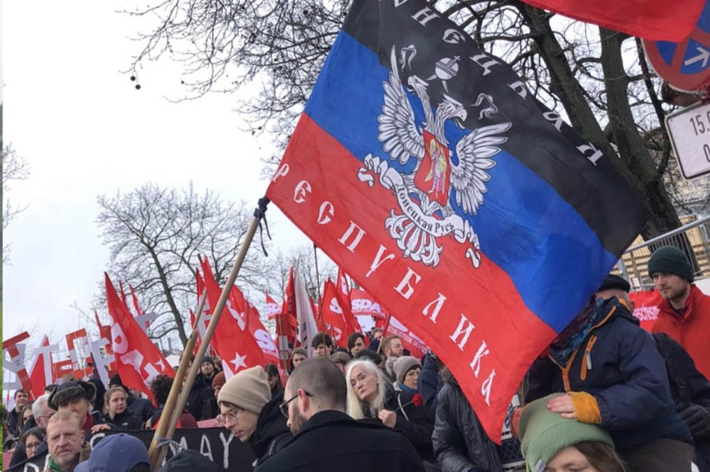 Duitsland: Linkse activisten spreken steun uit voor Rusland