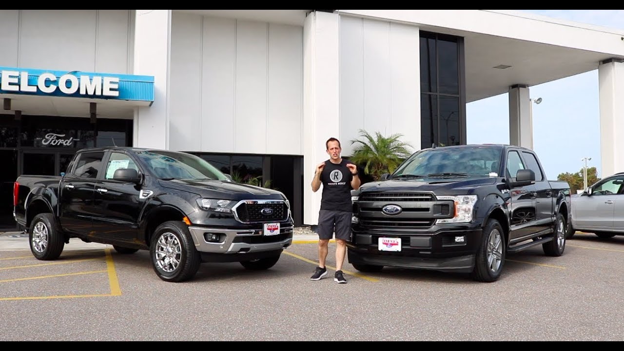 Ford Ranger (links) en Ford F150 (rechts). Photonews