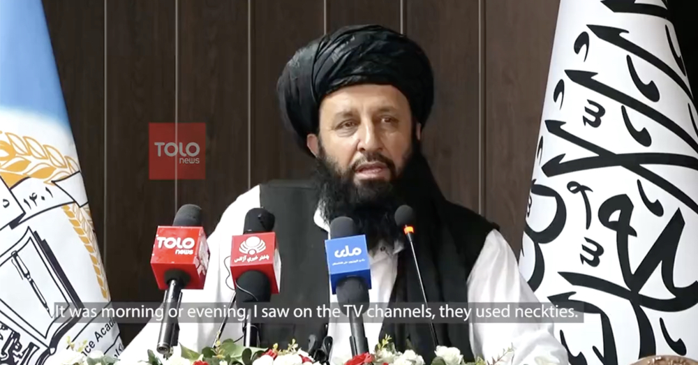 Taliban willen stropdassen verbieden: "Symbool voor christelijk kruis"
