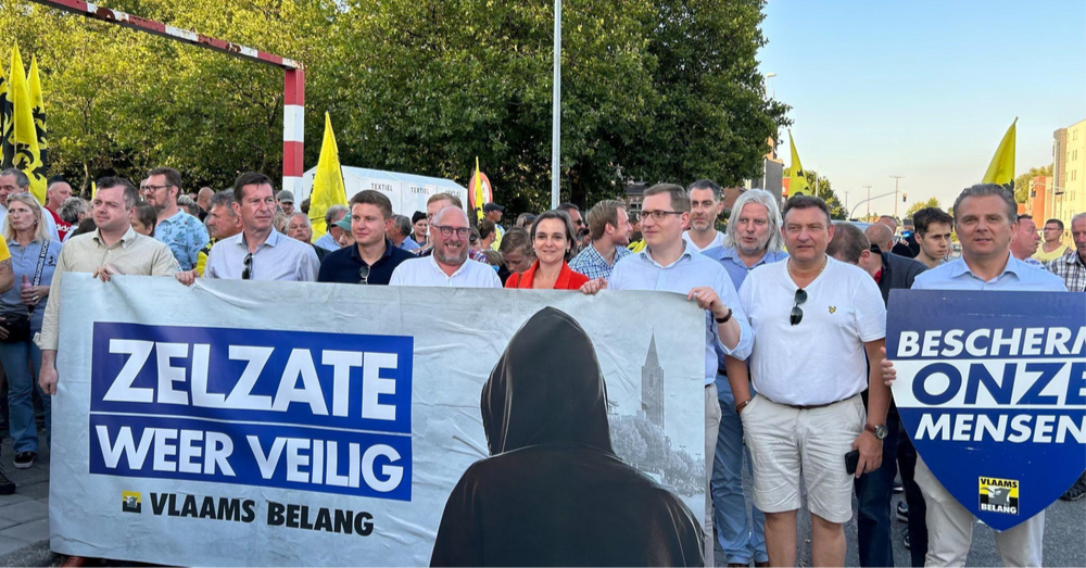 Vlaams Belang neemt deel aan protestmars in Zelzate: "Veiligheid en orde herstellen"
