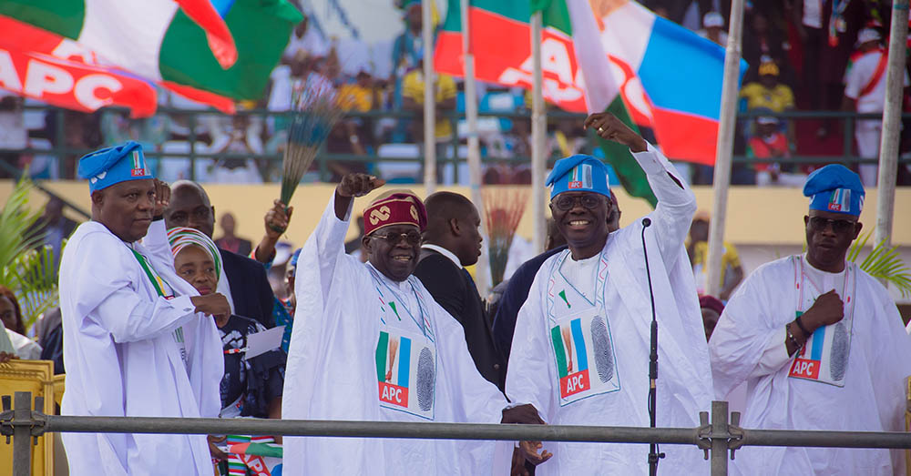Nigeriaans president Bola Ahmed Tinubu (Shutterstock)