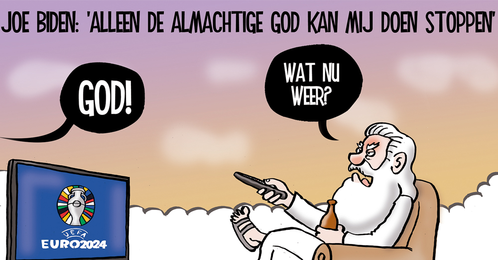 Joe Biden: "Alleen de almachtige God kan mij doen stoppen"