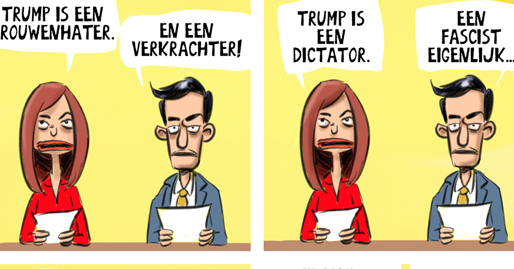 De demonisering van Donald Trump