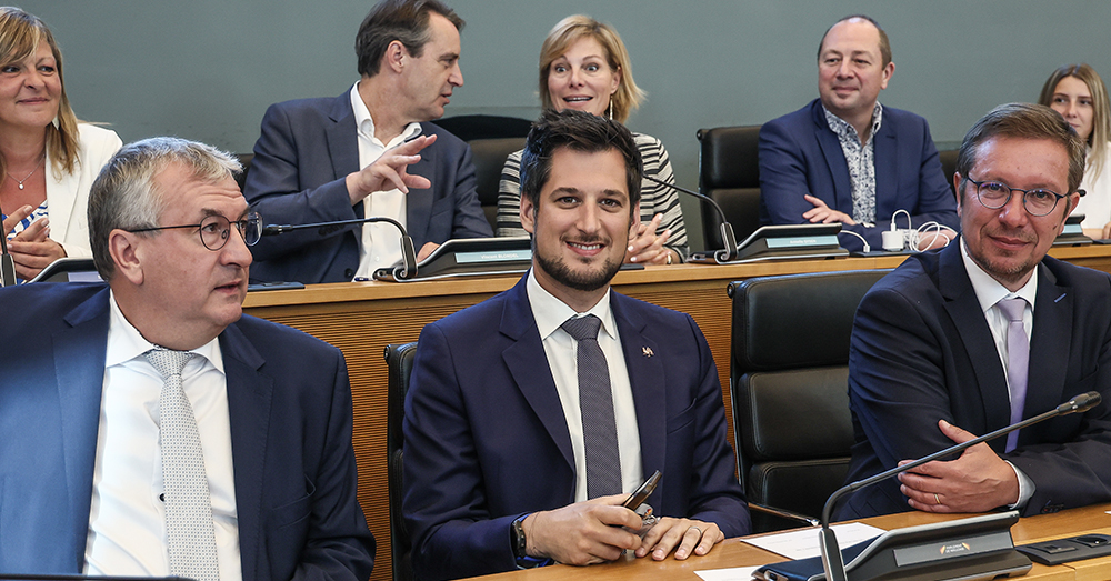 De ministers van de Waalse regering