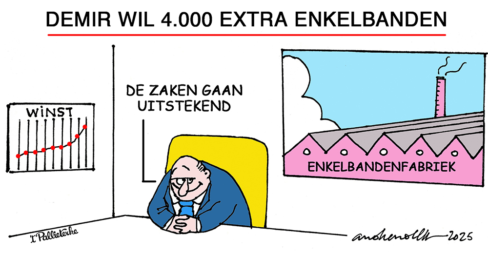 Demir wil 4.000 extra enkelbanden