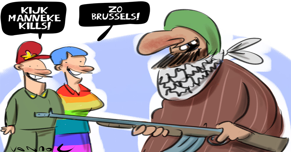 Verheerlijking van terrorisme in Brussel