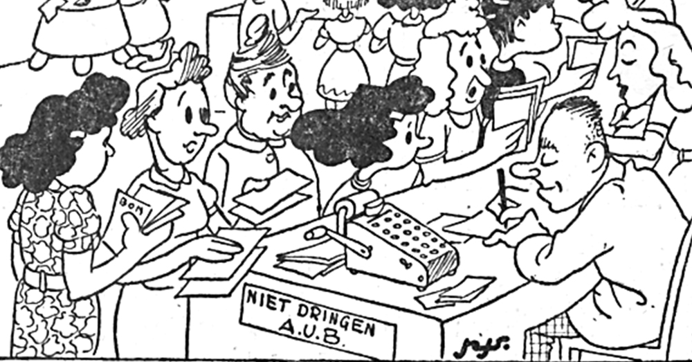 Cartoon van Jef Nys in 't Pallieterke