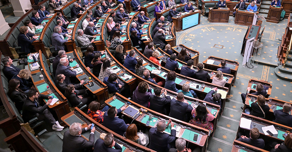 Kamer van Volksvertegenwoordiger. Foto Belga