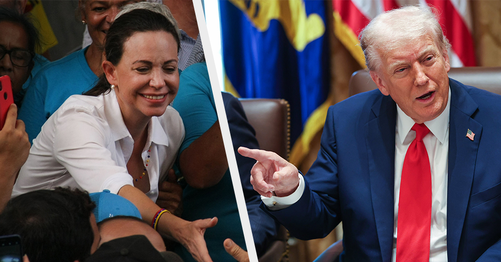 Machado draagt haar Nobelprijs op aan het Venezolaanse volk én aan Donald Trump (Photonews)