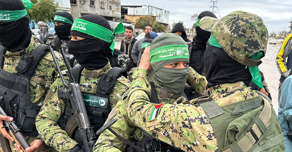 Met het vredesbestand actief, neemt Hamas de leiding weer gewelddadig in handen in Gaza. Een teken dat Arabische democratie nog niet voor morgen is. Foto Photonews (archief)