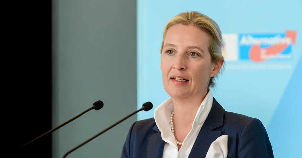 Duitse politie stelt onderzoek in na oproep tot moord op Alice Weidel
