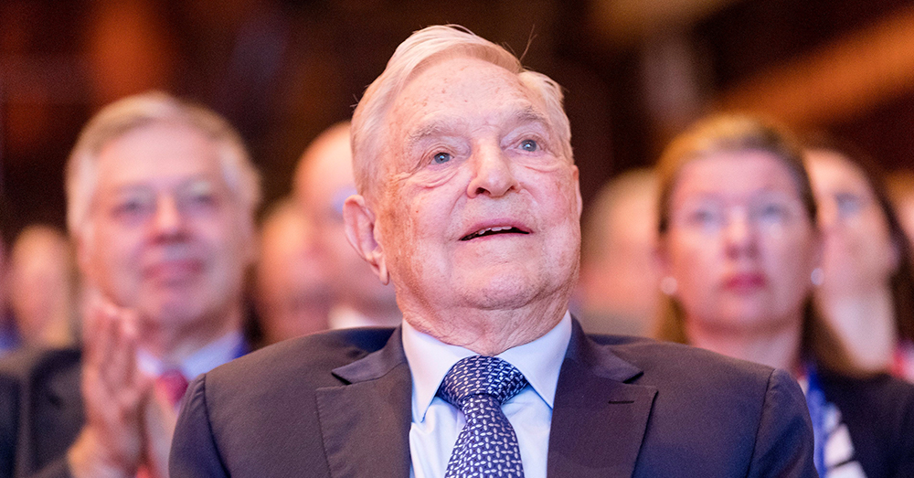 George Soros tijdens het Brussels Economisch Forum (Photonews)