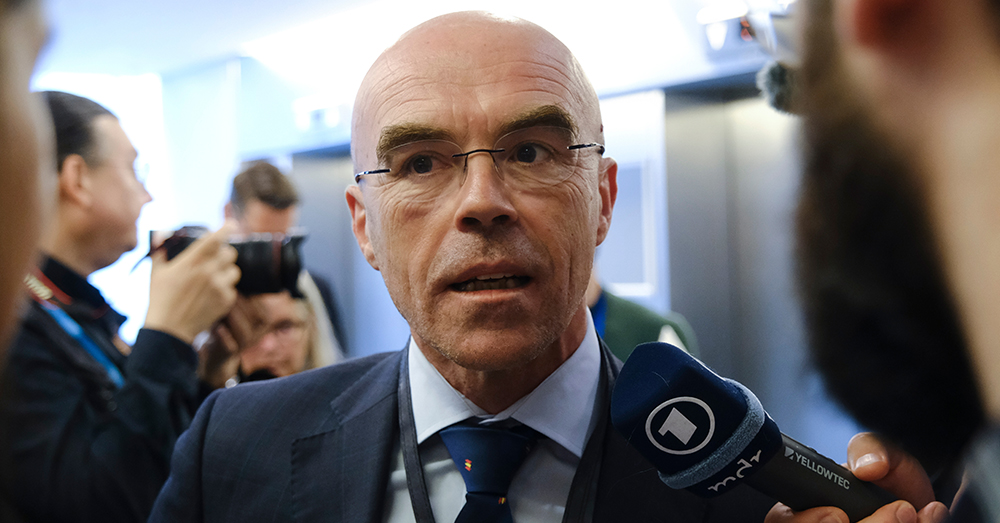 Jorge Buxadé kaartte de problematiek van christenvervolging in Afrika aan in het Europees Parlement (Shutterstock)