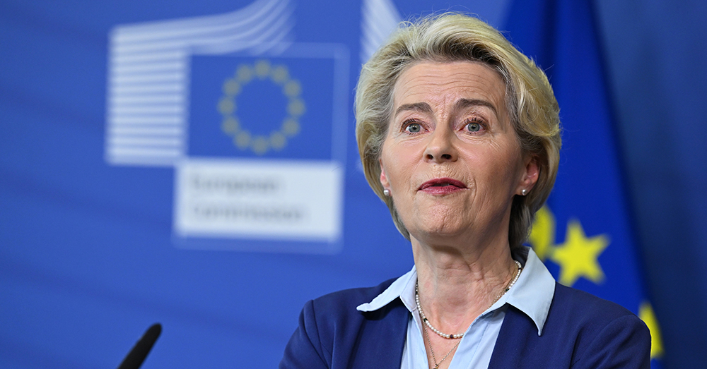 "Von der Leyen voert vogelvrijverklaring terug in" (Shutterstock)