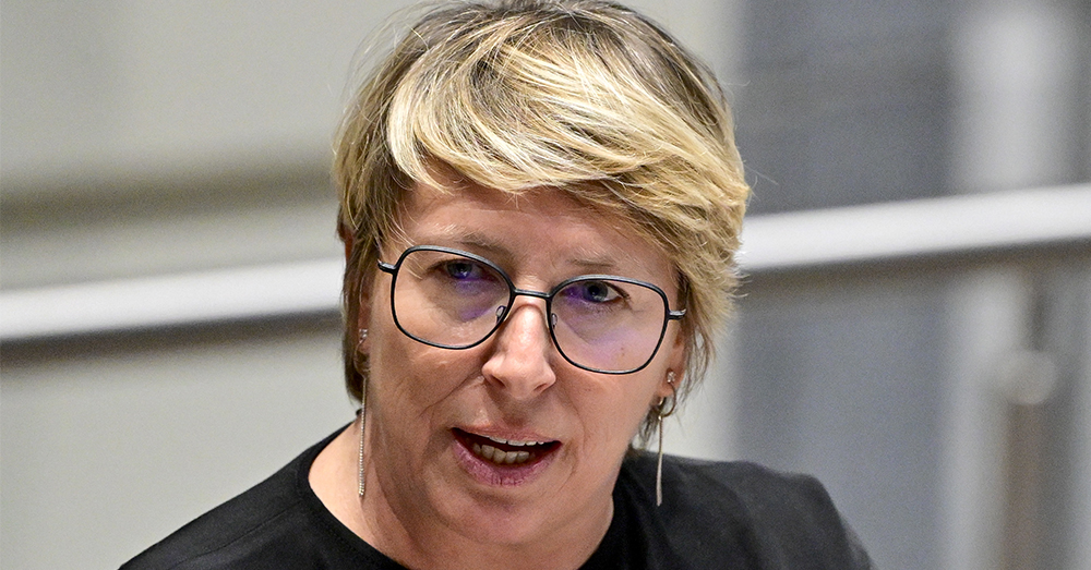 De praktijktesten zijn een trofee voor Caroline Gennez (Belga)