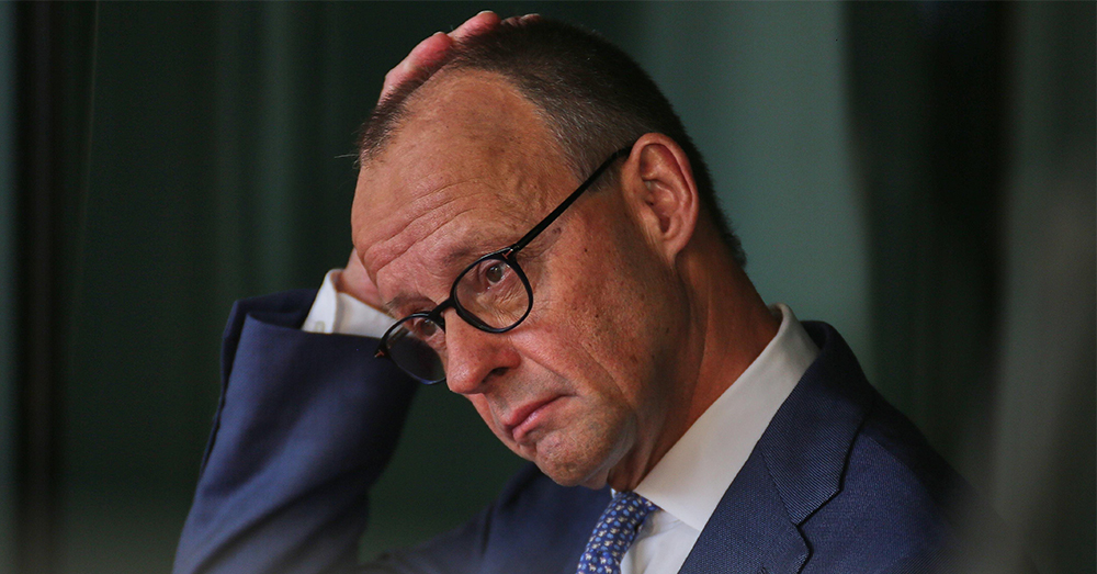 Friedrich Merz wordt algemeen gezien als de verliezer in het Euroclear-dossier (Photonews)