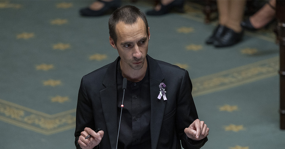 oppositie vulgair PVDA Robin Tonniau (Belga)