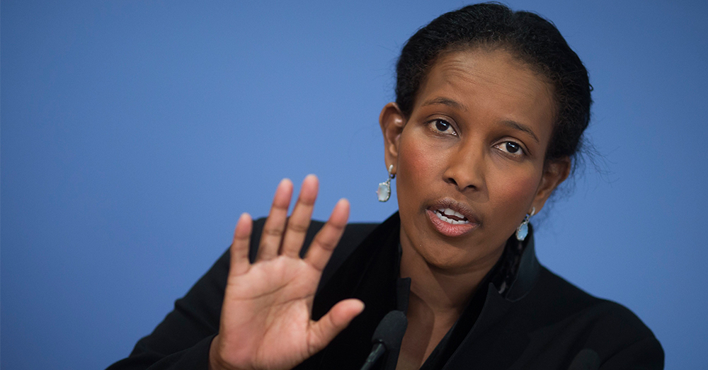 Ayaan Hirsi Ali steunt Trumps aanpak van Somali's (Photonews)