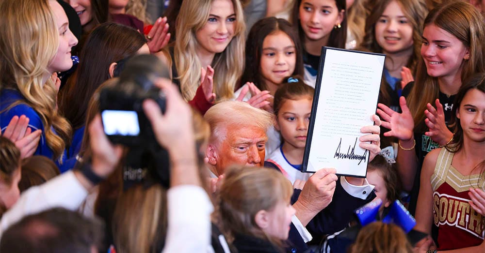 Door een besluit van Trump kunnen transvrouwen niet meer deelnemen aan vrouwencompetities (Shutterstock)