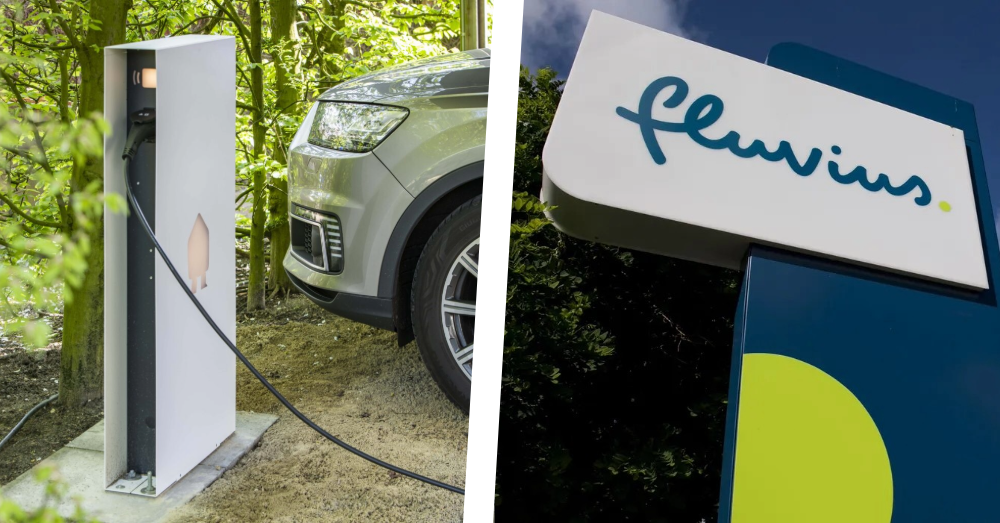 Laadpaal elektrische wagen auto