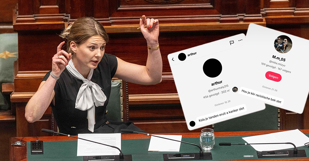 Na getuigenis over seksueel geweld tegen vrouwen: Van Belleghem (VB) bedreigd en uitgescholden voor "slet"