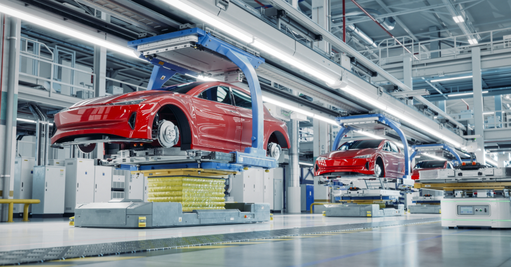 Autofabriek auto's wagens maken